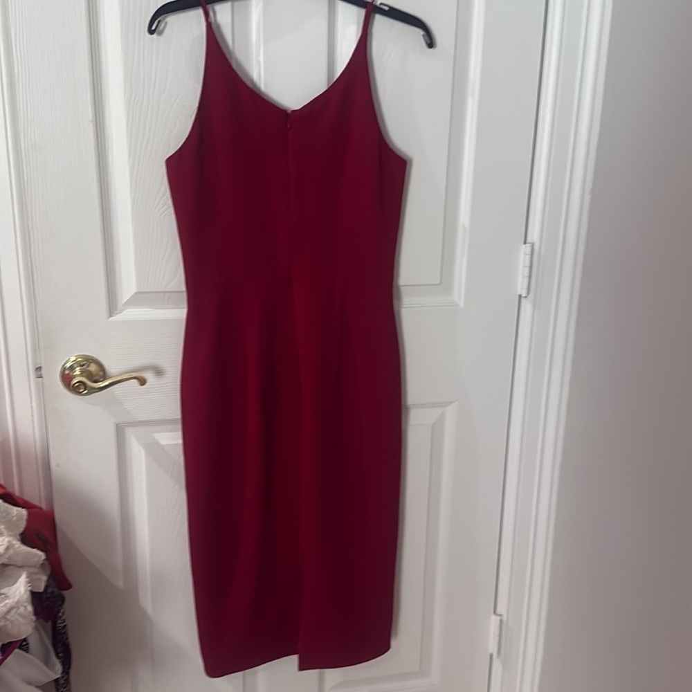 Dress the Population red Midi Dress size medium - Picture 4 of 4